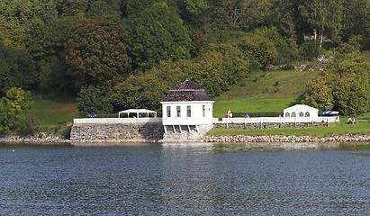 Image showing Summer restaurant