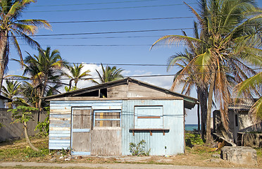 Image showing house architecture San Andres Island Colombia South America
