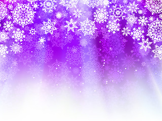 Image showing Christmas light purple background. EPS 8