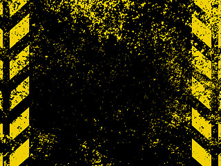 Image showing Diagonal hazard stripes texture.. EPS 8