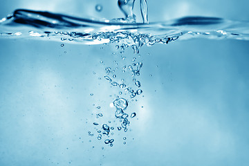 Image showing water bubbles background