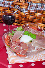 Image showing Bufala mozzarella salad