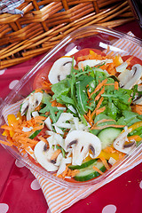 Image showing Mushrooms salad