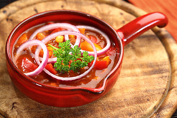 Image showing Mexican cuisine with chilli con carne