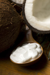 Image showing Coconut and coconut oil 