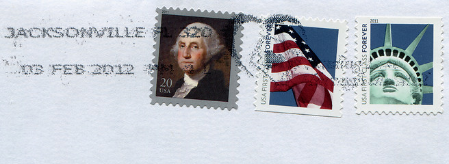 Image showing Mail stamp