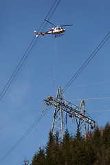 Image showing High-Voltage Mast