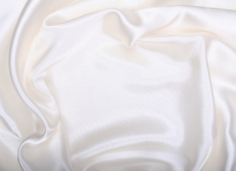 Image showing Smooth elegant white silk
