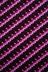 Image showing Pink and lilac fabric with pattern 