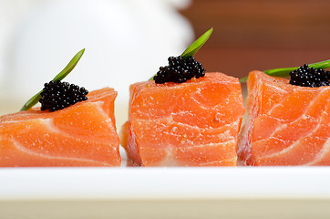 Image showing Salmon Slices