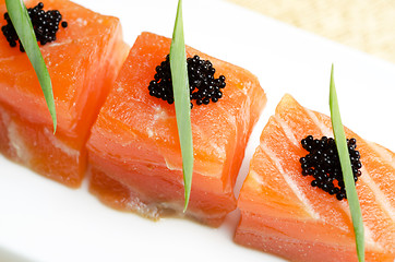 Image showing Salmon Slices