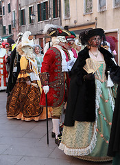 Image showing Medieval Venetian parade