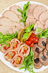 Image showing meat tenderloin with prune