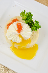 Image showing poached eggs