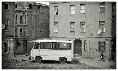 Image showing Parked bus Fatih