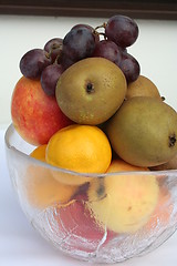 Image showing Bowel with fruits