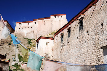 Image showing Ancient Tibetan castle