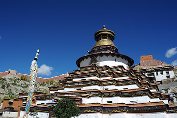 Image showing Grand pagoda at Gyangze lamasery,Tibet