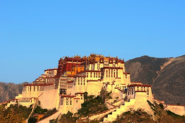 Image showing Landmark of Potala Palace in Tibet