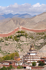 Image showing Gyantse lamasery,Tibet