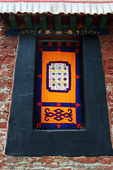 Image showing Typical Tibetan window