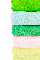 Image showing Towels stack