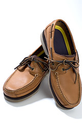 Image showing quality leather casual shoes