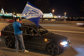 Image showing Zenit`s fans