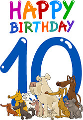 Image showing eleventh birthday anniversary design