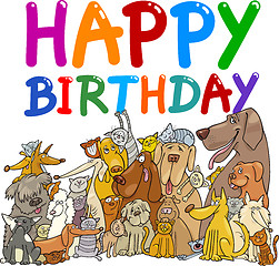 Image showing happy birthday design
