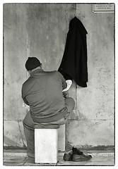 Image showing Washing feet Istanbul