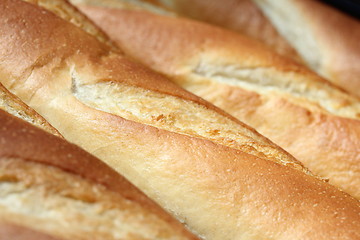 Image showing baguette bread texture