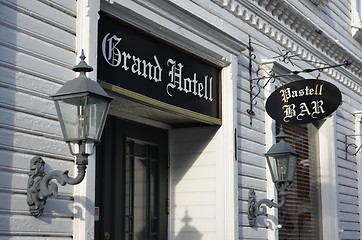 Image showing Grand Hotell Entrance