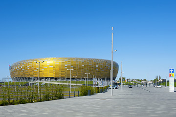 Image showing GDANSK, POLAND - MAY 1: PGE Arena, New Stadium in Gdansk for UEFA EURO 2012, Gdansk, Poland, May 1, 2012