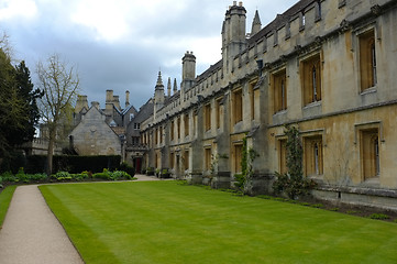 Image showing Oxford college exterior