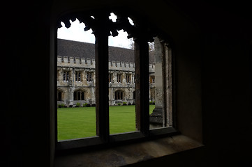 Image showing Magdalen College cloister