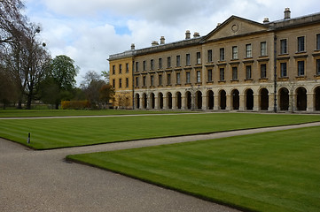 Image showing Oxford college courtyard