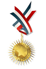 Image showing Golden star award