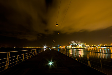 Image showing Cable car at night