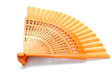 Image showing fan over white