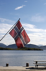 Image showing Norwegian Flag