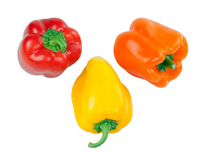 Image showing three Bulgarian pepper