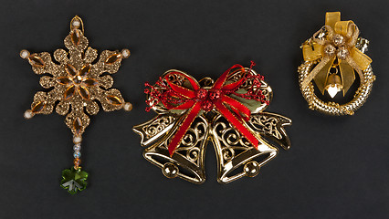 Image showing Christmas ornaments and decorations