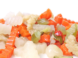 Image showing Mixed vegetables