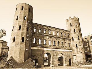 Image showing Porte Palatine, Turin