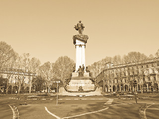 Image showing Vittorio Emanuele II statue