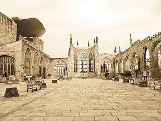 Image showing Coventry Cathedral ruins