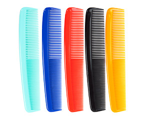 Image showing colored plastic comb