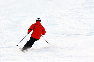 Image showing Man skiing