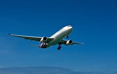 Image showing plane with landing gear